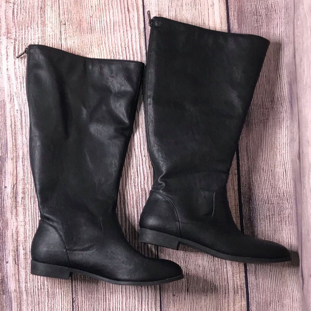 10W Mid Calf Black American Eagle Boots